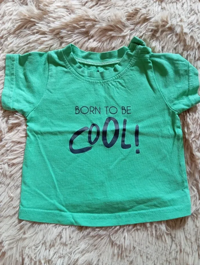 Lot de 2 t-shirts bébé 3 mois - photo numéro 4