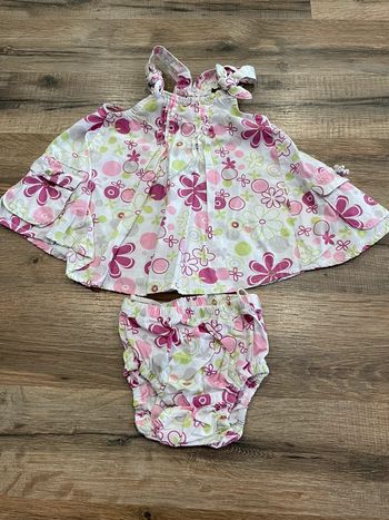 Robe +  culotte 3 mois