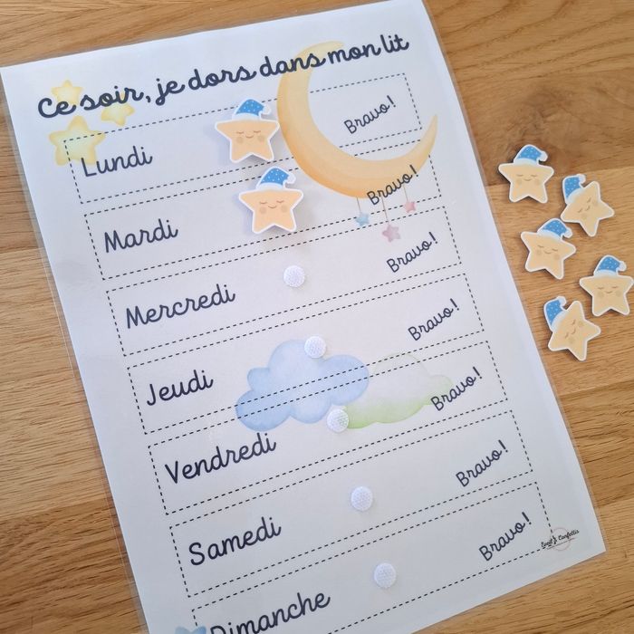 Je dors dans mon lit