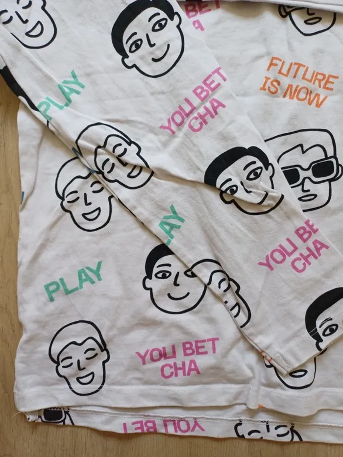 T-shirt réserved bonhomme - photo numéro 2