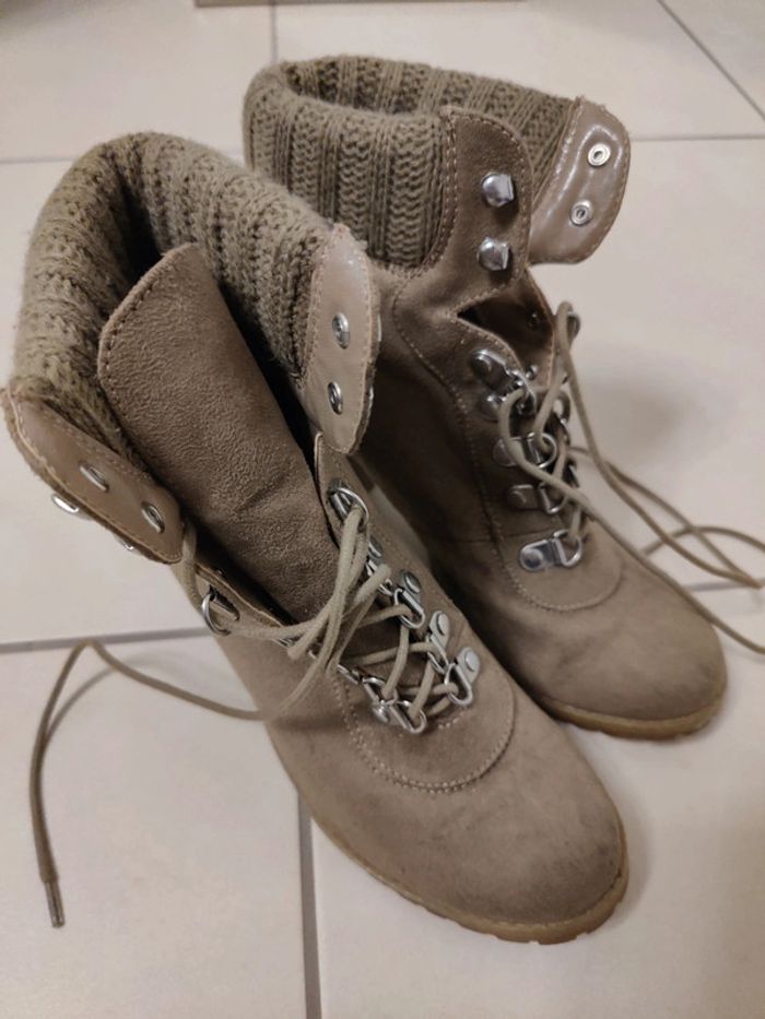 Bottines à lacets - photo numéro 2