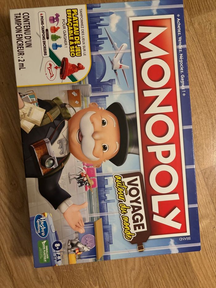 Monopoly Voyage autour du monde - jeu de société - photo numéro 3