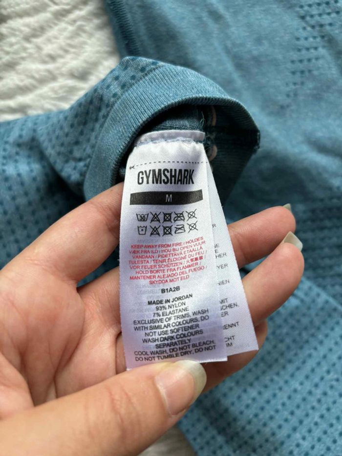 Ensemble Gymshark Vital Seamless – Brassière Legging taille haute Bleu Turquoise M/38– Comme Neuf - photo numéro 12