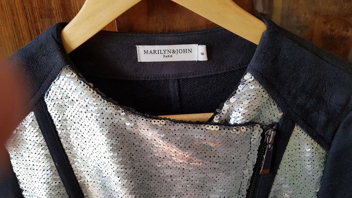 Blazer argentée à strass - photo numéro 3