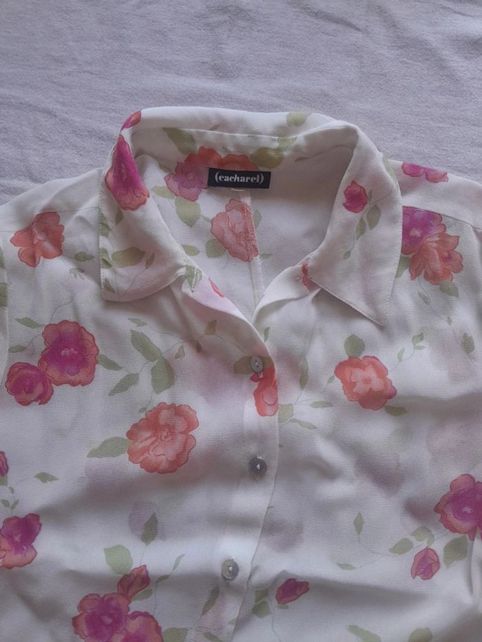 Cacharel vintage chemisier voile taille 38