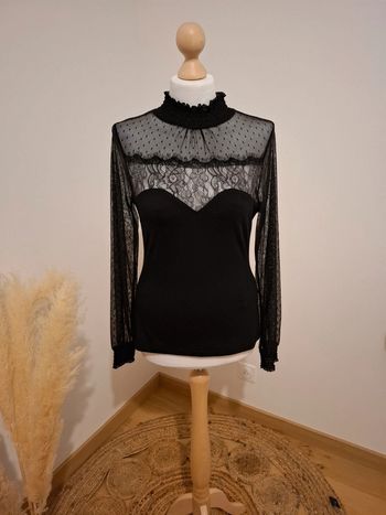 Blouse noire chic Morgan taille S 36