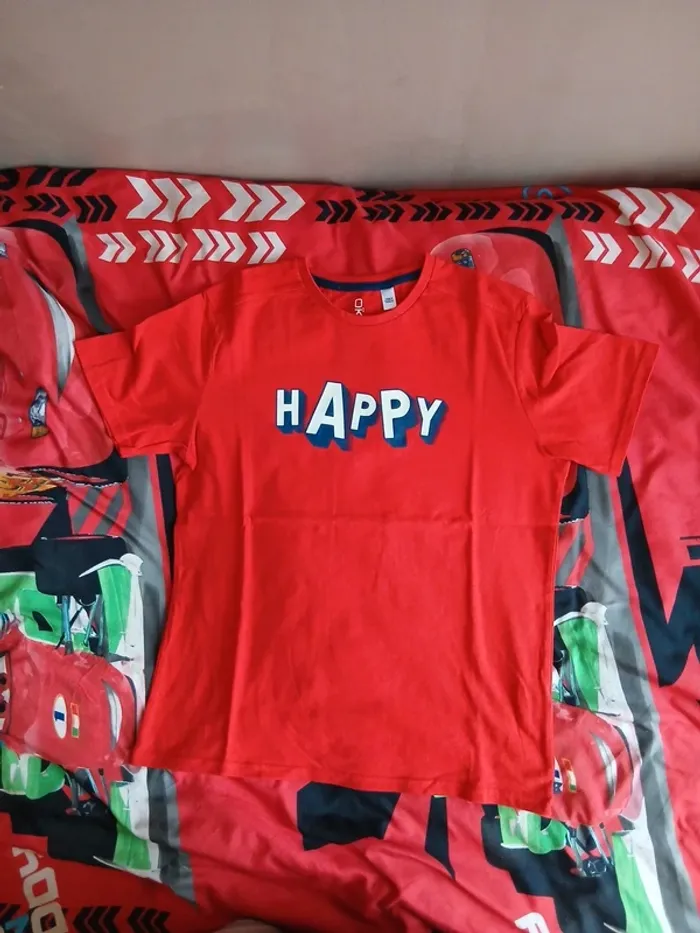 Lots de 6 tee-shirts Okaïdi taille 14 ans - photo numéro 2
