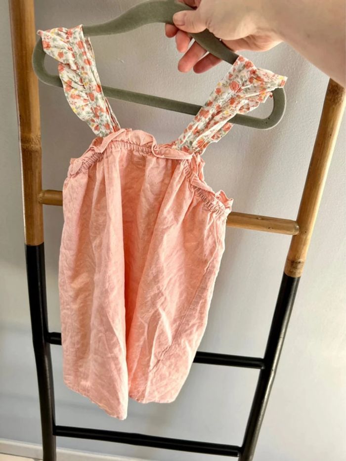 Robe été fleuris et saumon / dadati - 4 ans - photo numéro 6