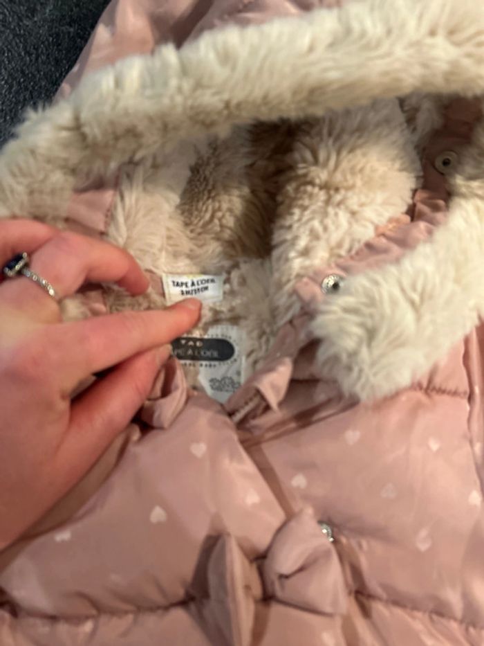 Manteau doudoune hiver 3 mois tape à l’œil veste chaude duffle-coats - photo numéro 4