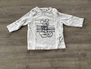 T-shirt manches longues Mickey 18 mois