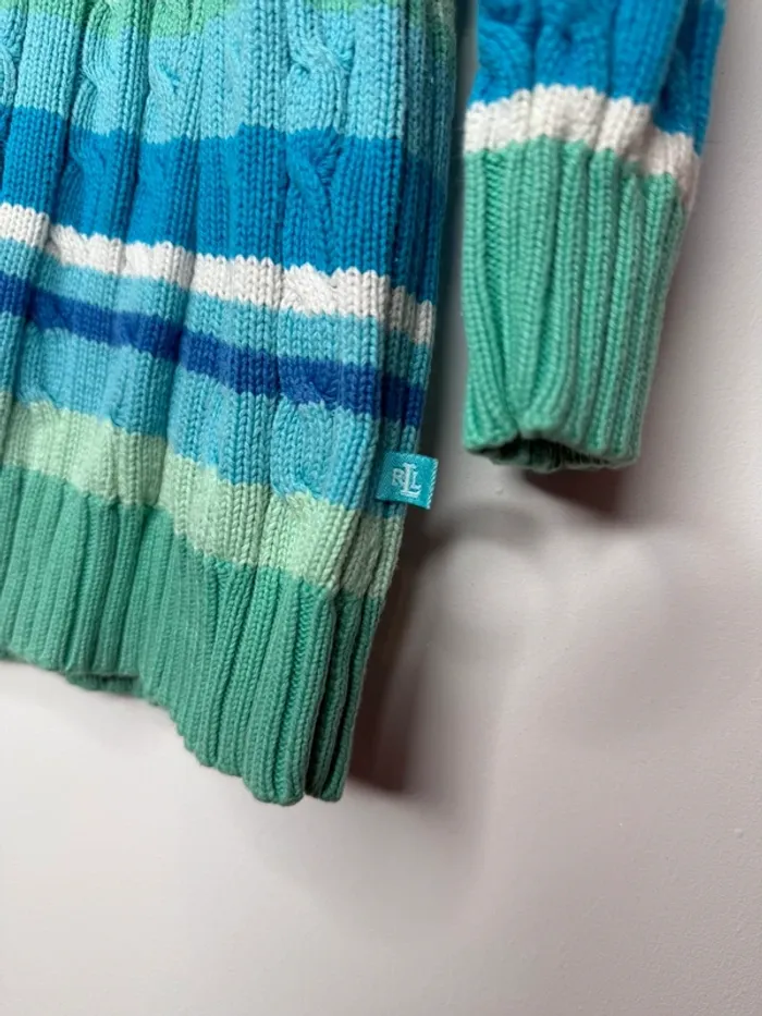 💚 pull torsadé Lauren / Ralph Lauren - multicolore - TM 💚 - photo numéro 7