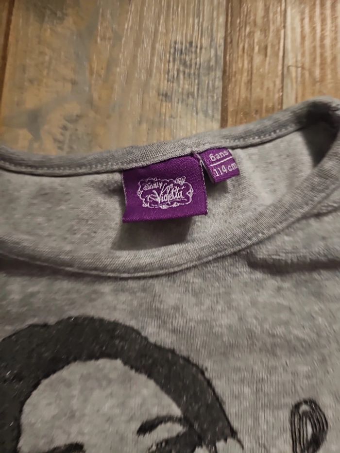 Pyjamas fille 2 pièces velours taille 6 ans violetta disney - photo numéro 4