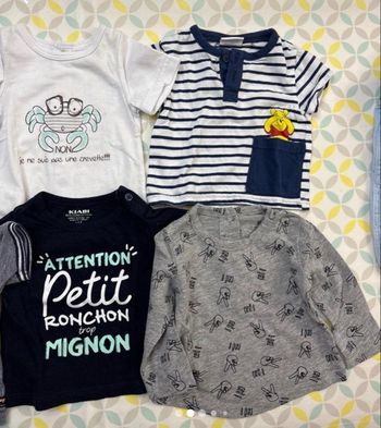 Lot 29 vêtements et accessoire naissance 1 mois