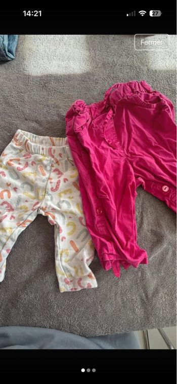 Lot de 2 pantalons 
