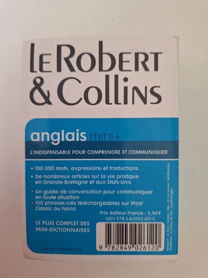 Petit Dictionnaire anglais français - photo numéro 4