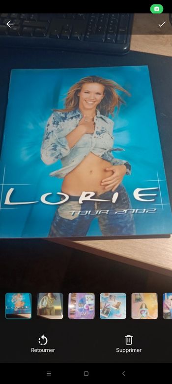 Livre Lorie tour 2002