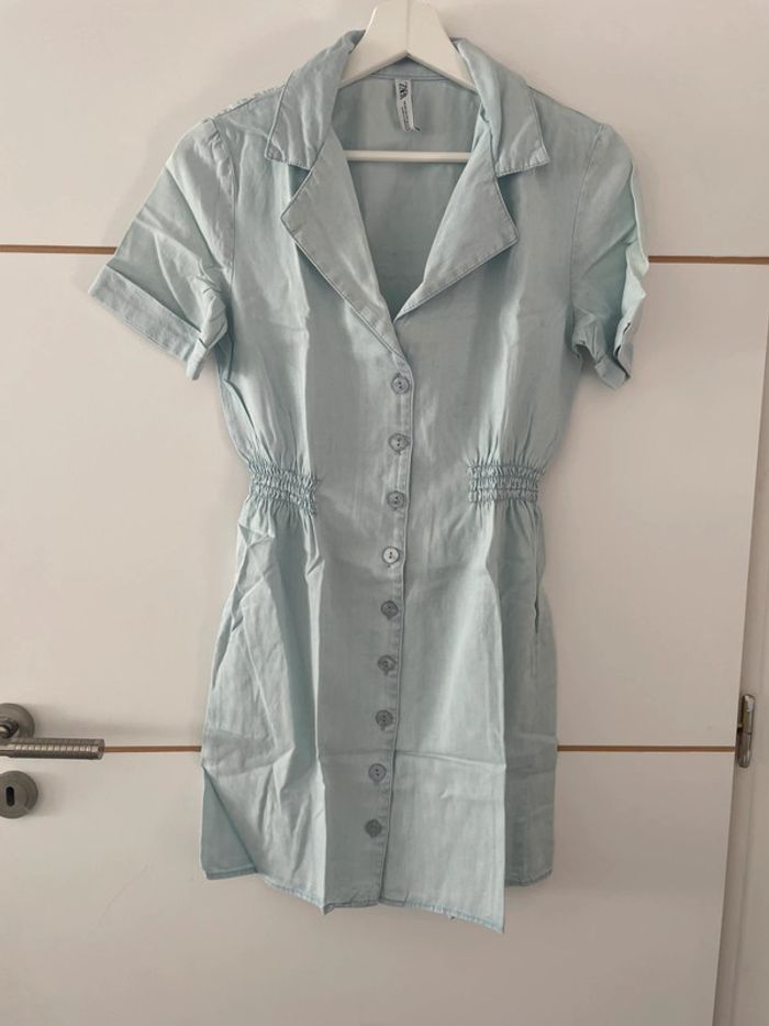 Robe bleue XS Zara