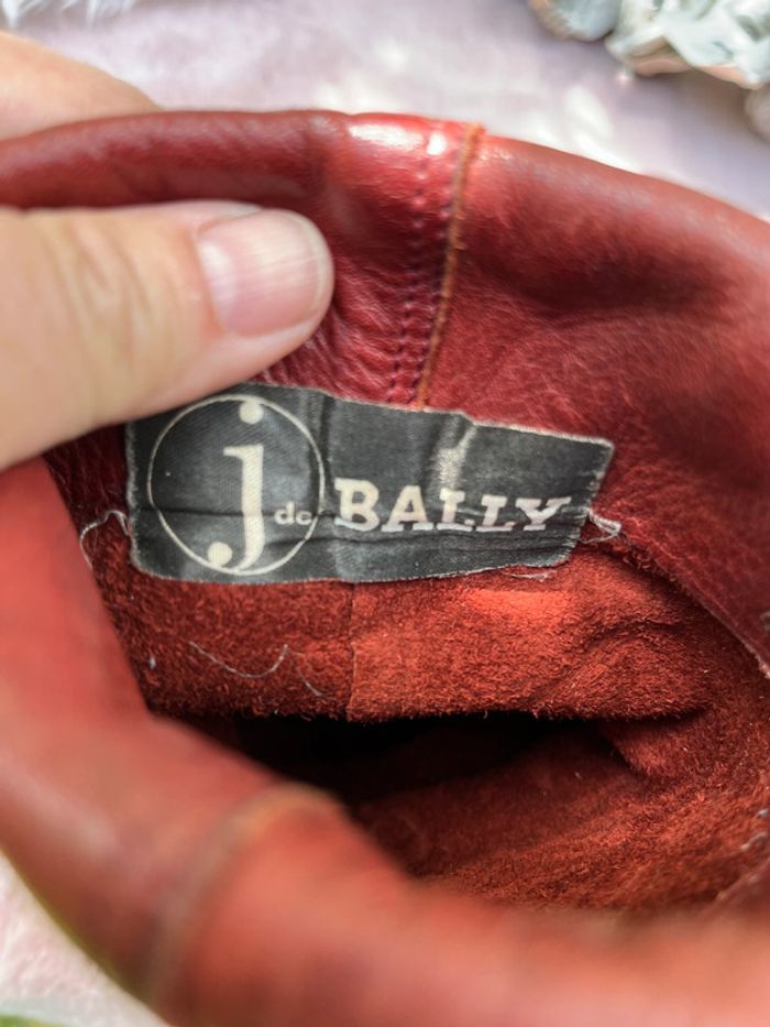 Bottine Bailly cuir souple Vintage médiéval T 36 - photo numéro 8