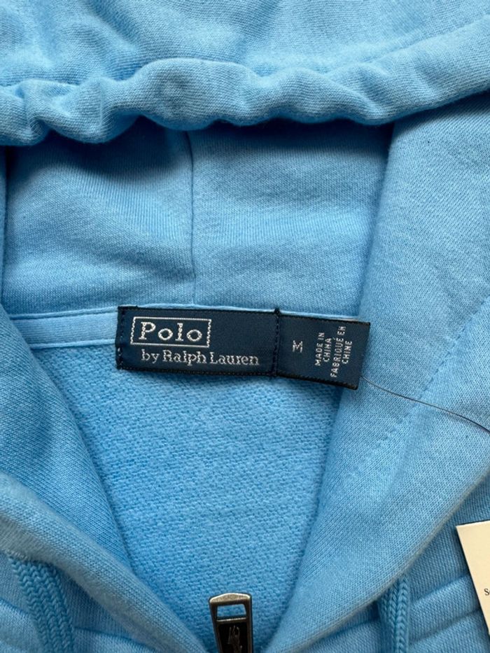 Gilet Ralph Lauren bleu clair taille M - photo numéro 6