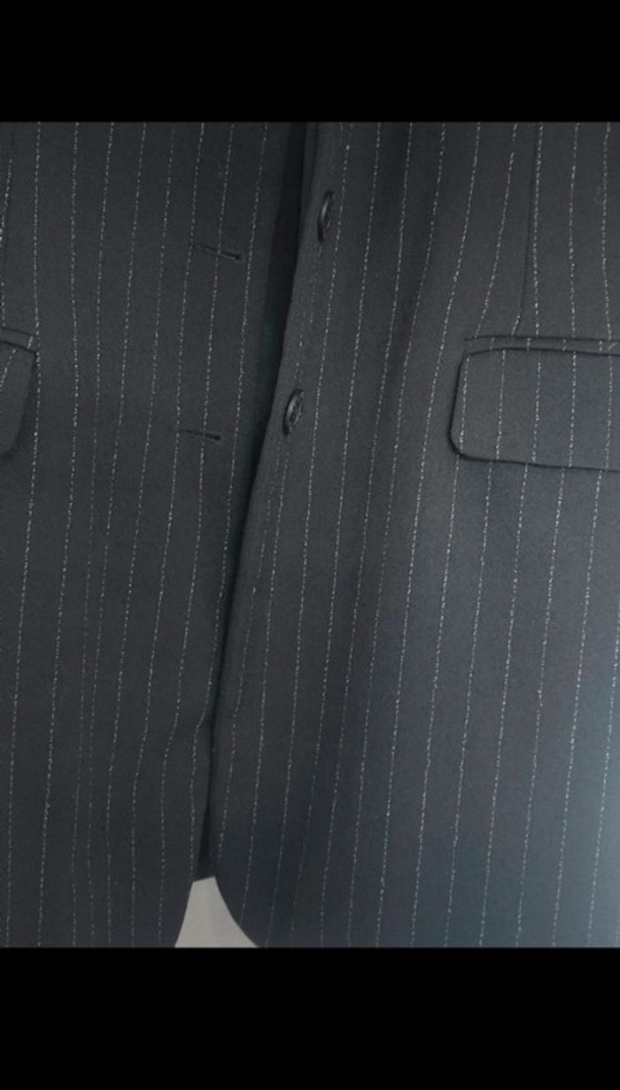 Blazer noir à rayures Scottage - photo numéro 3