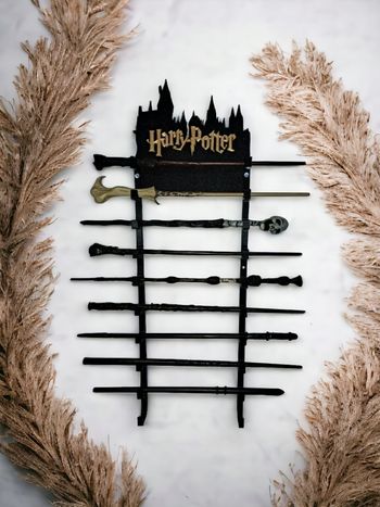 Support mural 10 baguettes Harry Potter