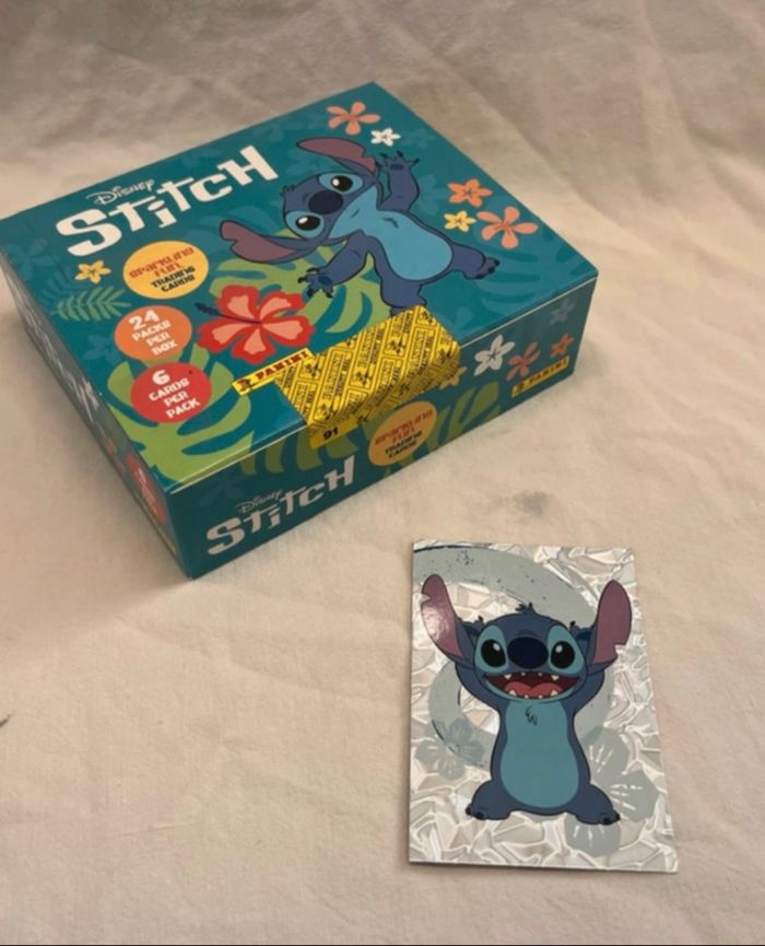 Box panini cartes à collectionner STITCH