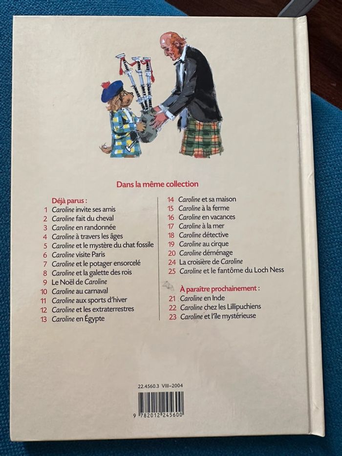 Caroline et le monstre fantôme loch Ness Ecosse livre album bd Pierre Probst - photo numéro 2