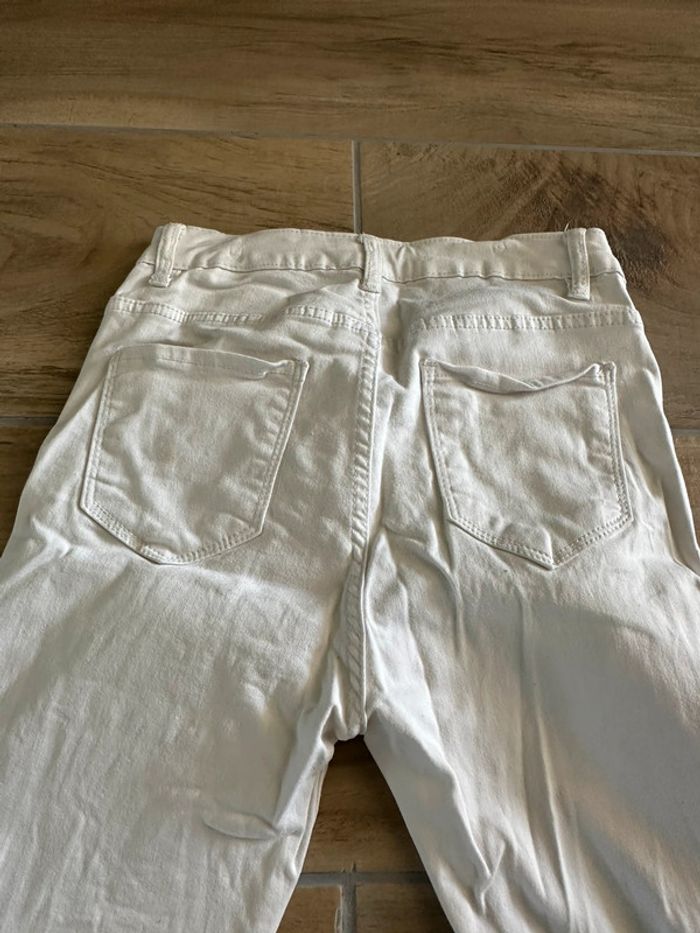 Slim blanc taille haute - photo numéro 4