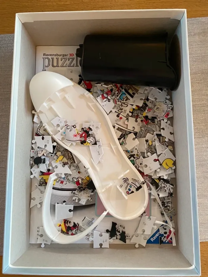 Puzzle 3D sneaker Mickey mouse - photo numéro 4