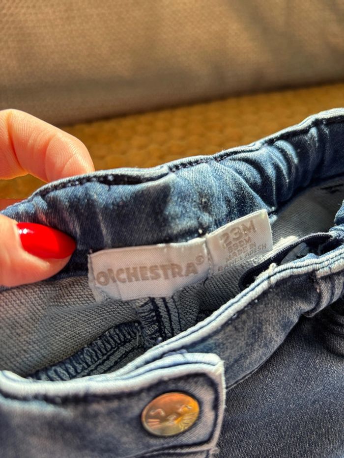 Lot 2 jeans fille 23 mois - photo numéro 2
