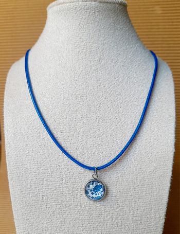 Collier inspiration céramique chinoise