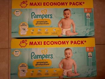 Couches Pampers Premium Protection Taille 3 Neuf