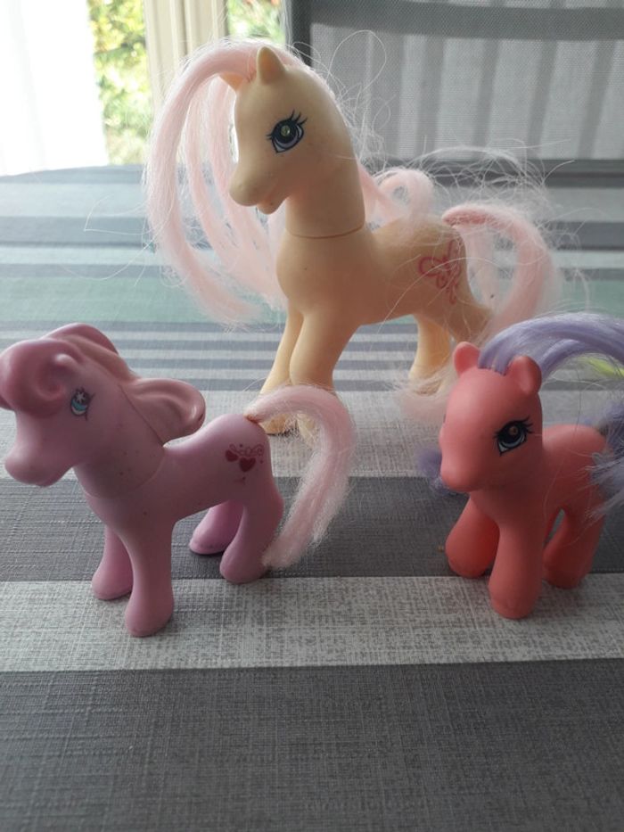 Lot de 6 chevaux petit poney ancien my little pony - photo numéro 2