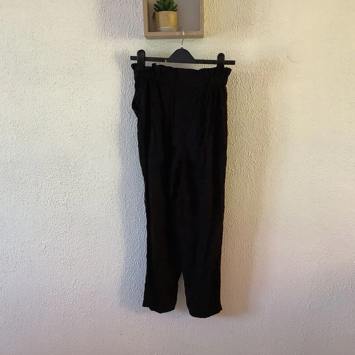 Pantalon noir coton léger taille XS Pimkie - photo numéro 2