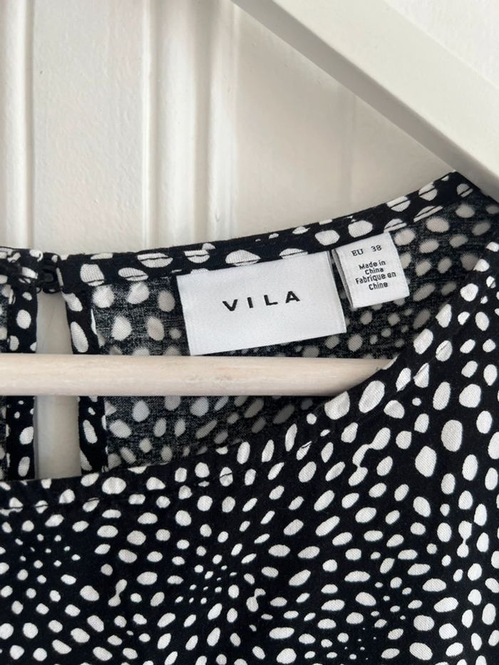 T-shirt vila M noir et blanc - photo numéro 2