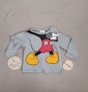 Tee shirt mickey 6MG143