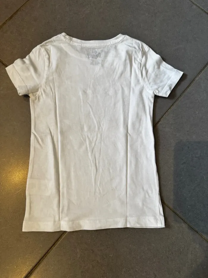 T shirt manches courtes - Oh doumè! - Corsica, tête de maure - Blanc - 6 ans - photo numéro 3