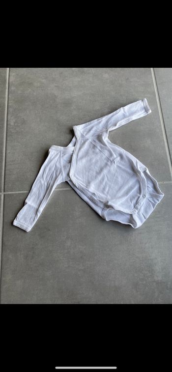 Body ventral manches longues Petit bateau mixte 3 mois