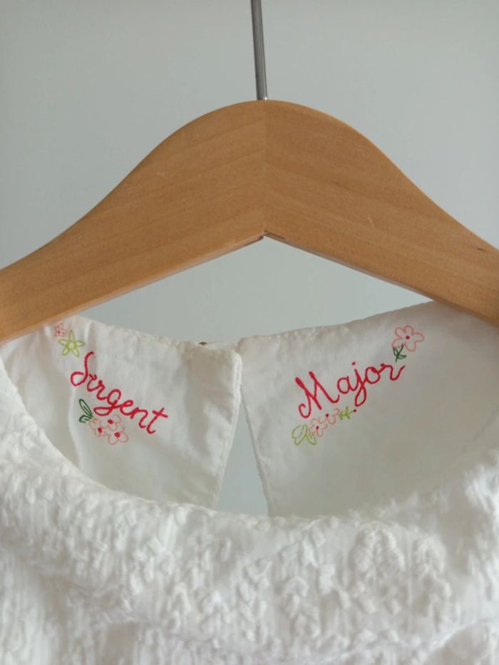 Robe blanche de cérémonie Sergent Major 6 ans - photo numéro 2