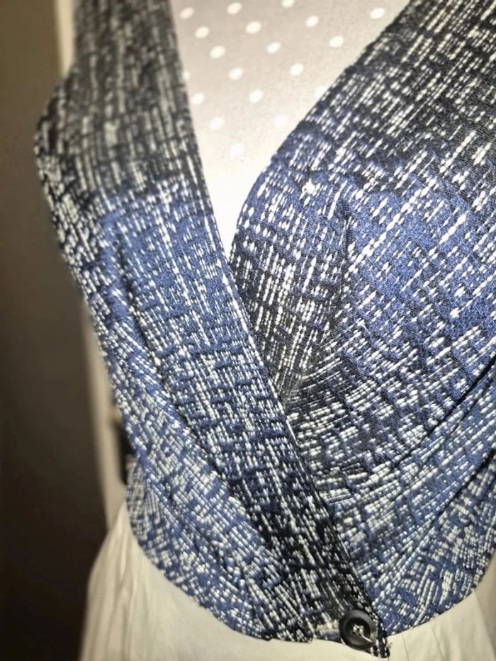 Robe bi matières originale coton - photo numéro 8