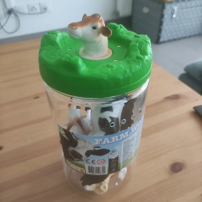 Lot de 5 figurines animaux de la ferme en très bon état - photo numéro 3