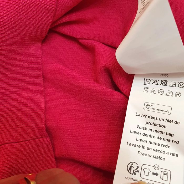Magnifique haut femme Couleur framboise col en V taille XL Morgan - photo numéro 10