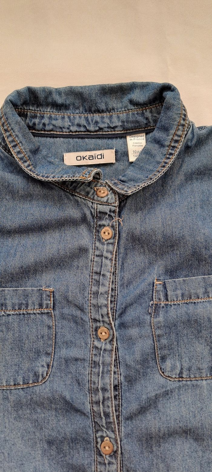 Robe en jean légère okaidi 10 ans - photo numéro 2