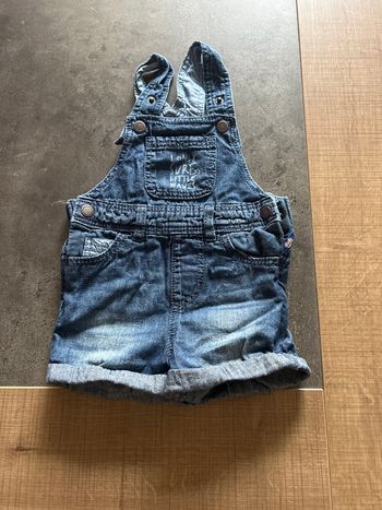 Salopette short bébé taille 3 mois lupilu