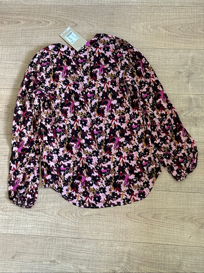 Blouse fleurie neuve à manches longues Soyaconcept taille S (valeur 40€) - photo numéro 8