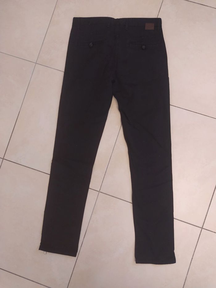 Pantalon chino noir Zara taille 44 - photo numéro 2