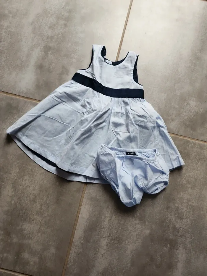 Ensemble robe avec culotte bouffante