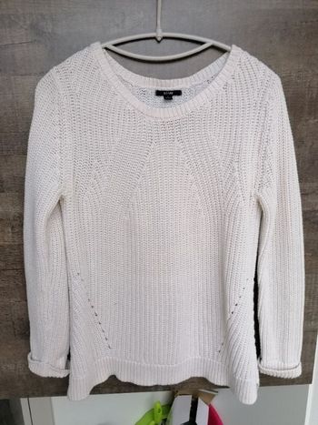 Pull blanc Kiabi