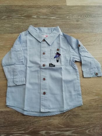 Chemise garçon 6 mois