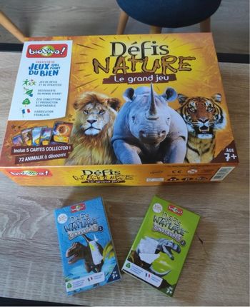 Jeu défis nature plus extentions